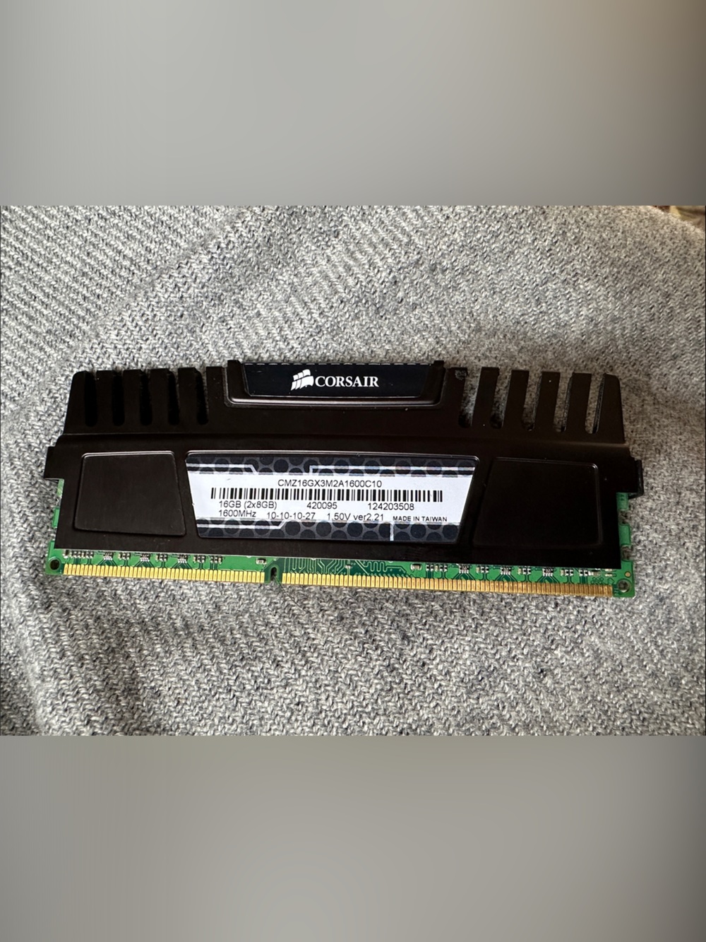 Corsair Black Desktop RAM Module